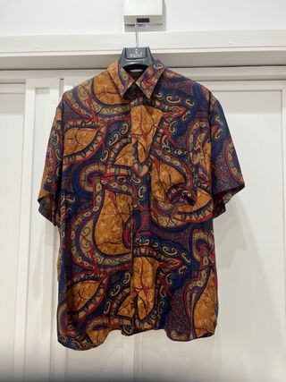 Camicia vintage uomo fantasia