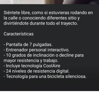 NordicTrack Grand Tour Bicicleta Estática