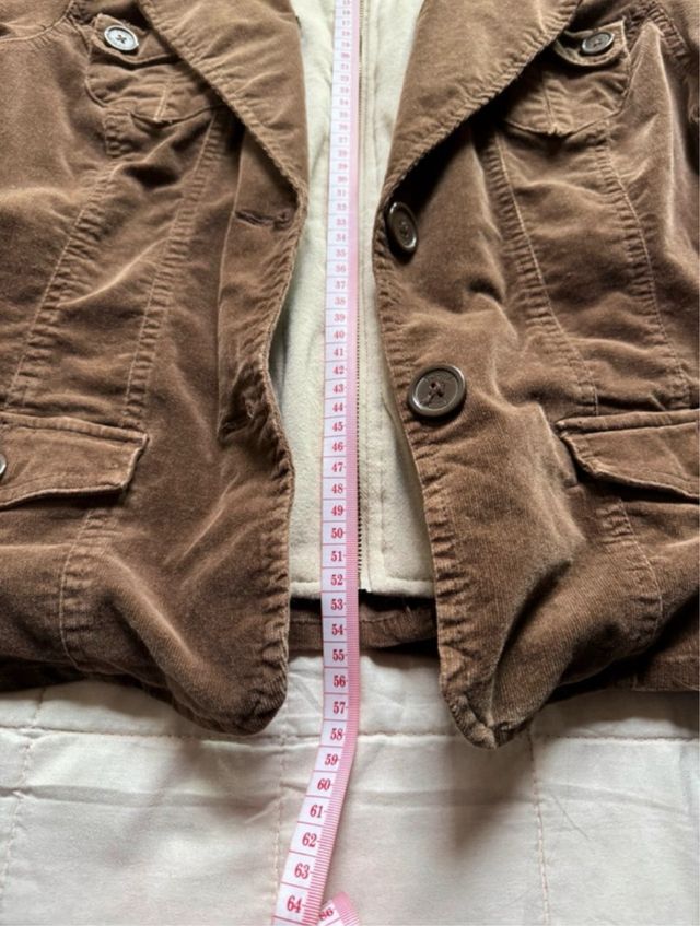 Giacca marrone con cappuccio