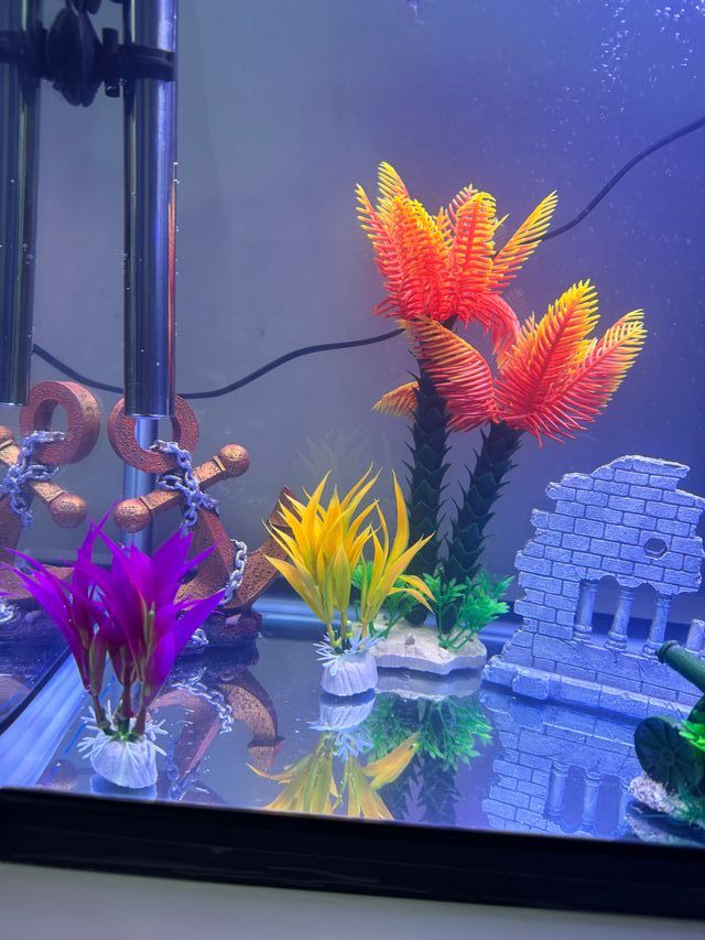 Plantas Acuario Decoración Palmeras Artificiales