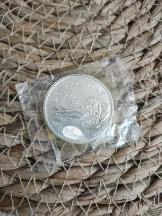 Moneda 2000 Pesetas Plata 1994