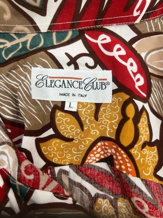 Camicia Uomo Vintage Fantasia Floreale