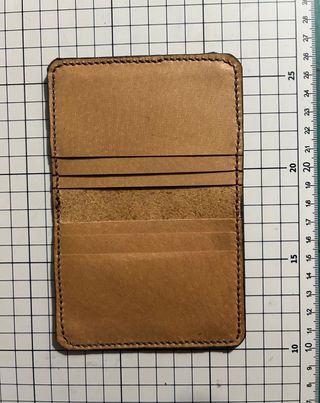 Cartera de piel para tarjetas