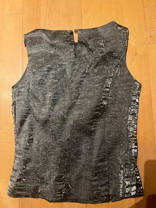 Chaleco o Top SIMORRA Plateado