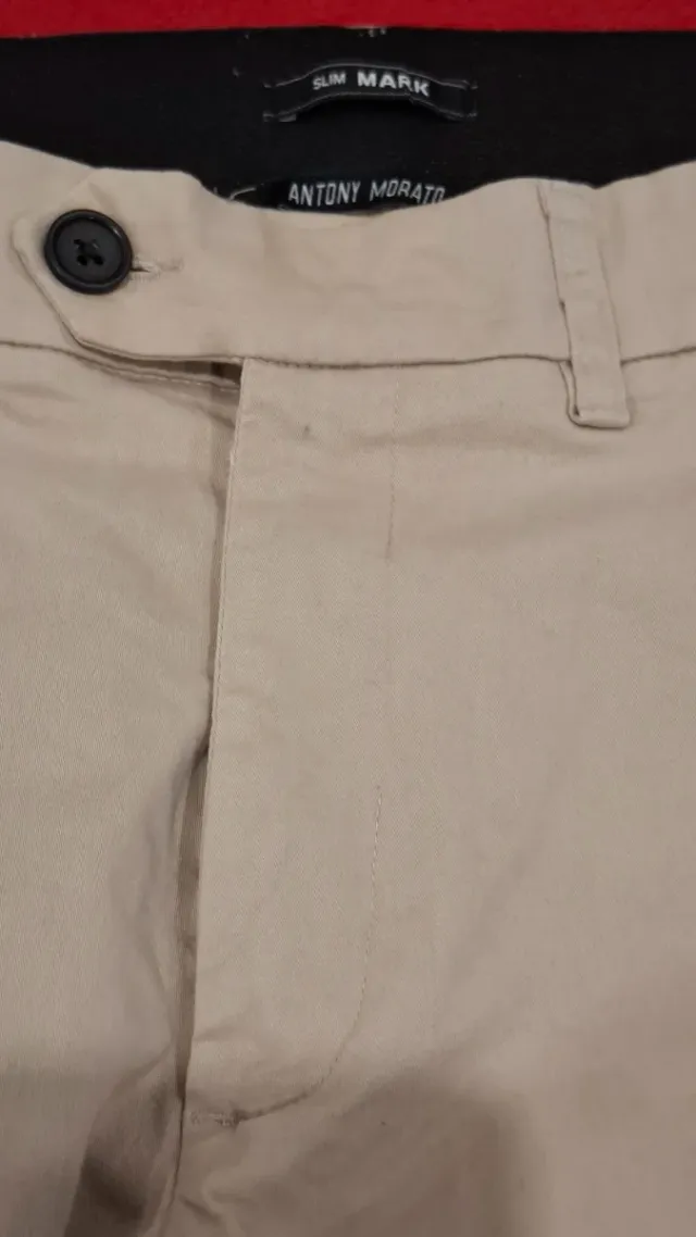 Calças Slim Antony Morato Bege