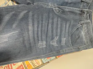 Vaqueros Mujer Denim Azul