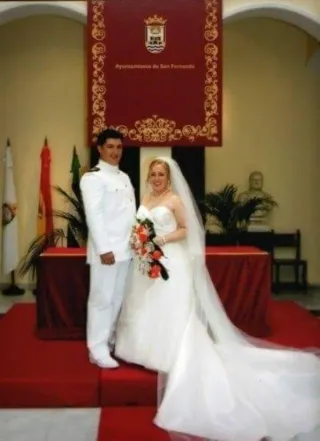 Traje de Novia Blanco.