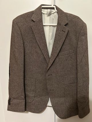 Americana elegante marrón