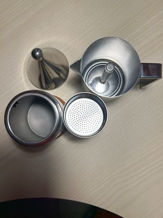 Caffettiera Alessi 6 tazze acciaio inox