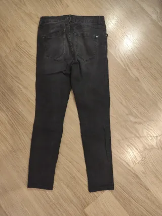 Vaqueros pitillo negros mujer Mango Noa