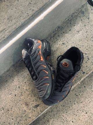 Zapatillas Nike Tn  Gris Naranja