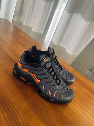 Zapatillas Nike Tn  Gris Naranja