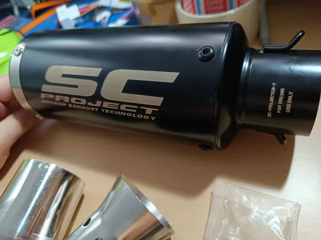 Tubo de escape 60mm/63mm Suzuki Kawasaki Yamaha