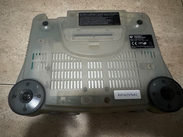 Nintendo 64 Turquesa Transparente Completo