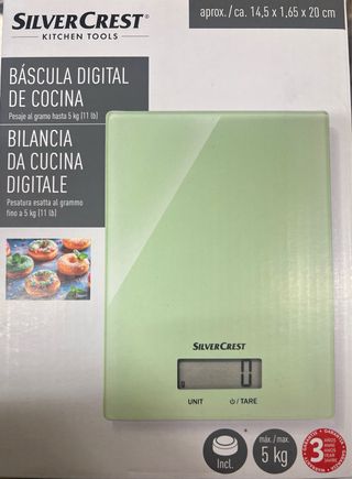 Báscula Digital de Cocina SilverCrest