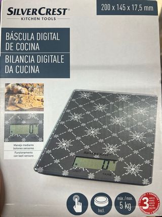Báscula Digital de Cocina SilverCrest
