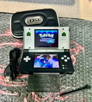 Nintendo DS Lite nero grigio Completo