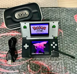 Nintendo DS Lite nero grigio Completo