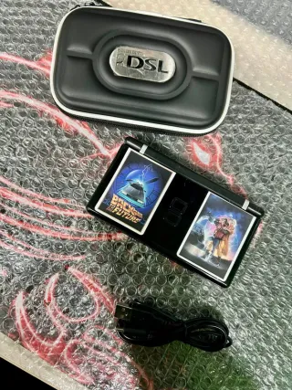 Nintendo DS Lite nero grigio Completo