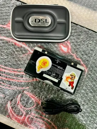 Nintendo DS Lite nero grigio Completo