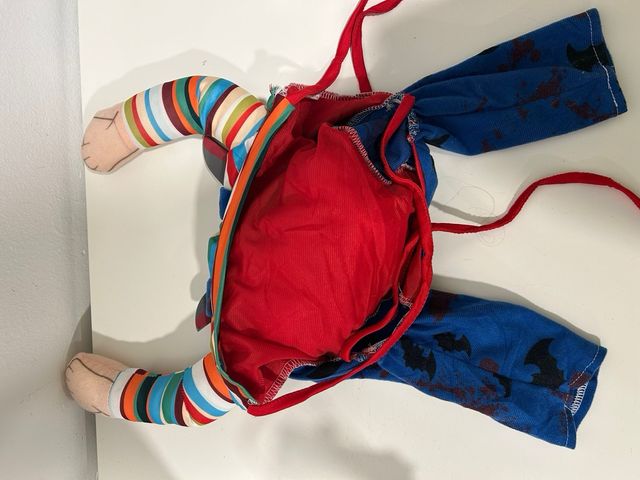 Disfraz chucky Perro Talla M