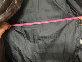 Abrigo de piel marrón