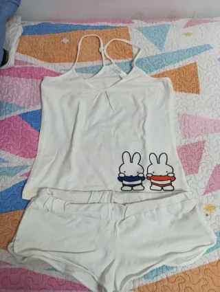 Pijama Miffy Verano Tirantes Blanco