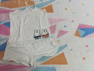 Pijama Miffy Verano Tirantes Blanco