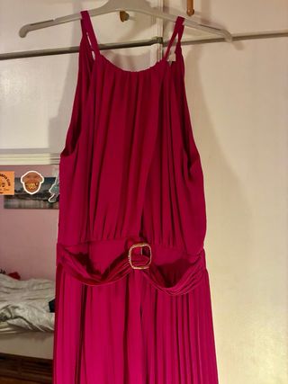 Mono de vestir rosa mujer