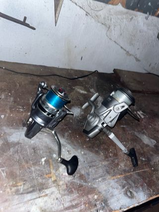 Carretes de pesca variados