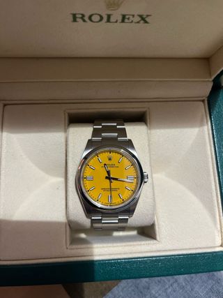 Rolex Oyster Perpetual 36mm Amarillo