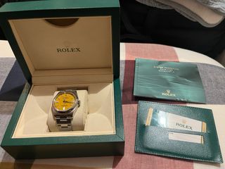 Rolex Oyster Perpetual 36mm Amarillo