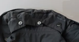 Parka acolchada negra