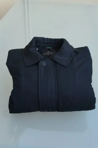 Parka acolchada negra