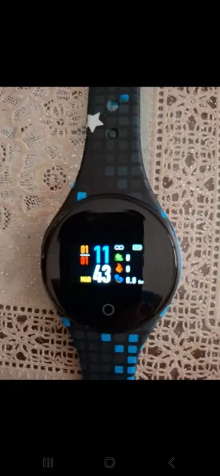 Smartwatch Nero e Blu