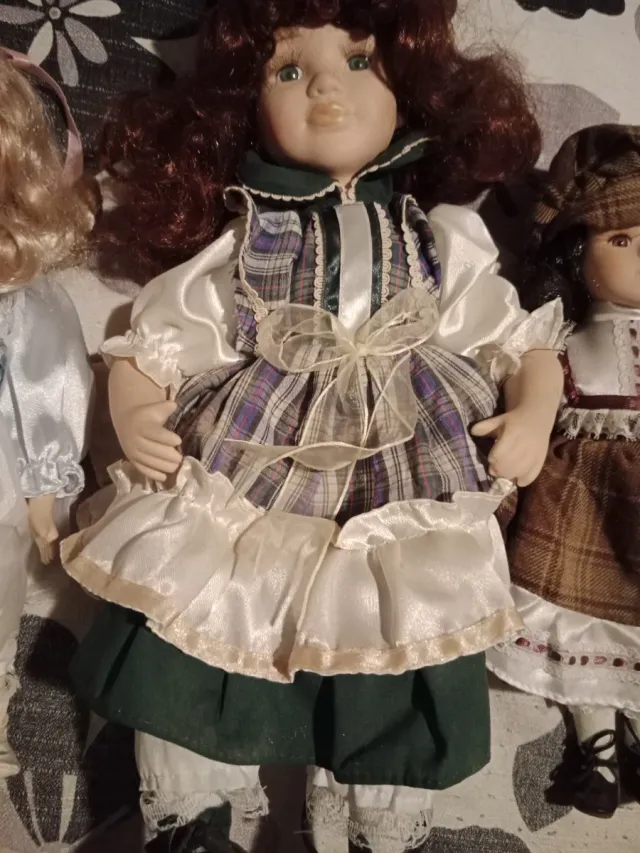 Bambole di porcellana vintage