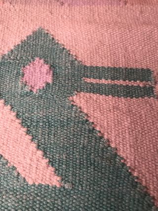 Alfombra-Tapiz Tejido Multicolor