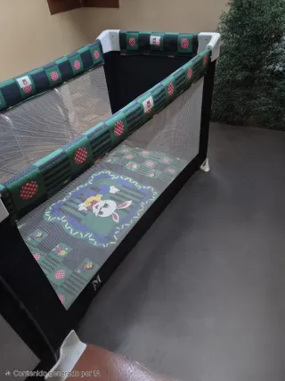 Cuna de viaje M.S BABY estampado infantil