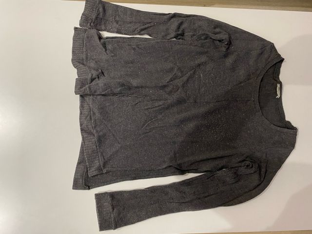 Jersey manga larga gris