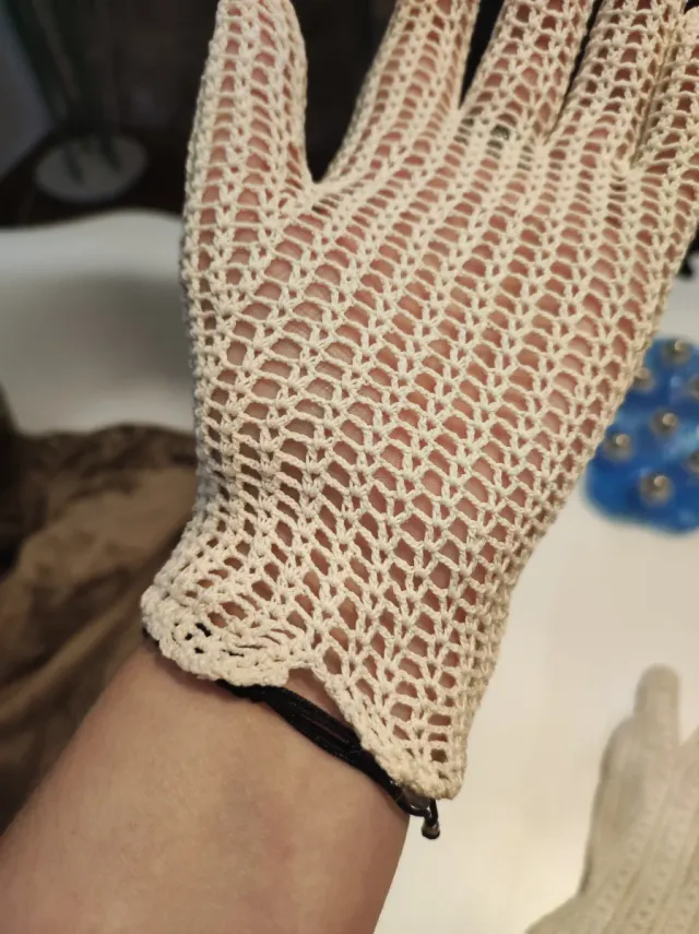 Guantes Crochet Vintage Elegantes
