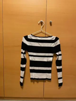 Jersey rayas blanco y negro