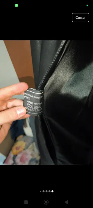 Abrigo Piel Cordero Mujer Negro