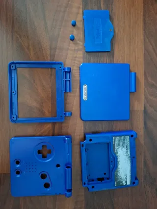 Carcasa Azul Original Game Boy Advance SP