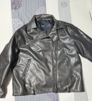 Chaqueta Biker Negra Pull&Bear