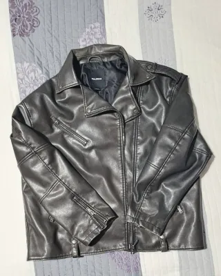 Chaqueta Biker Negra Pull&Bear
