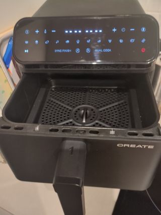 Freidora de aire doble compartimento