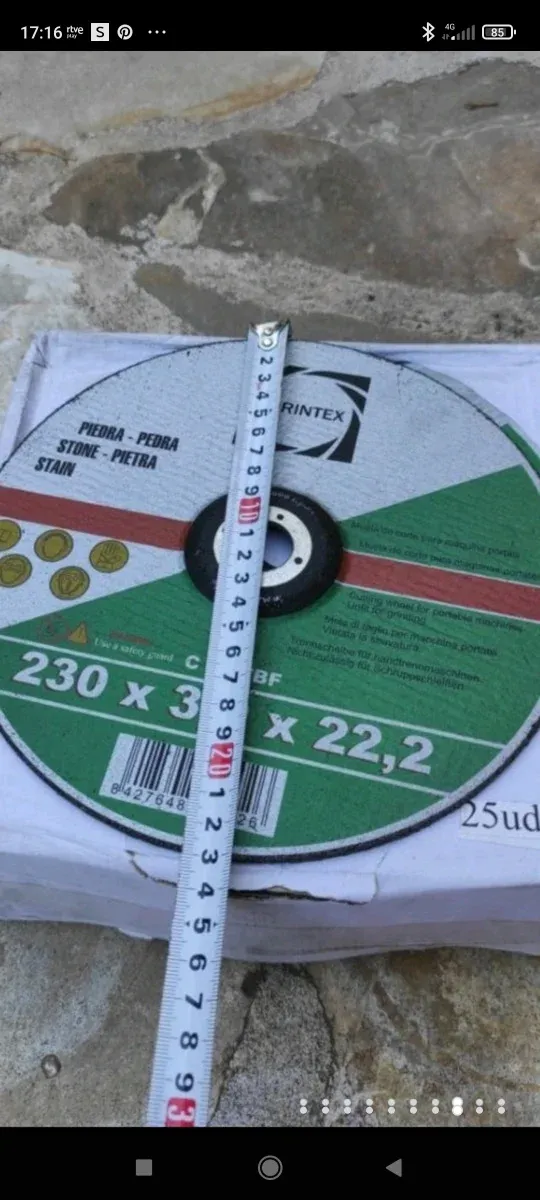 25 discos radial grande