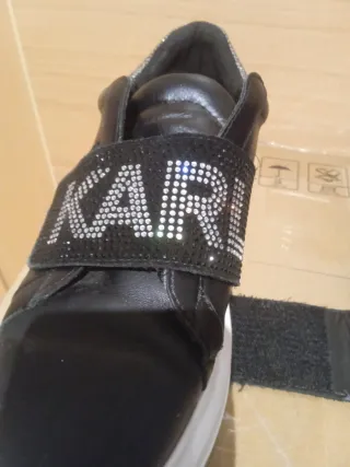 Deportivas Karl Lagerfeld velcro negras T.39
