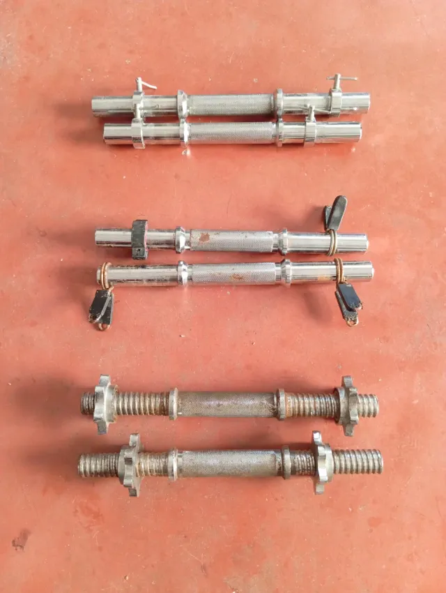 Barras Mancuernas y Cierres