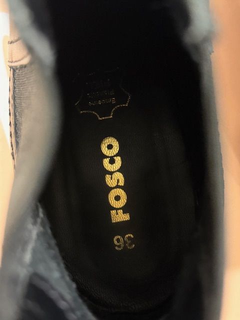 Botines de piel Fosco Mujer Talla 36 Negros